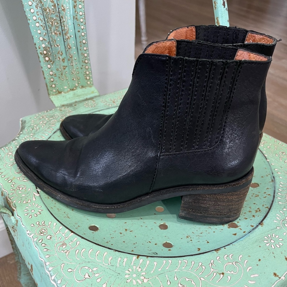 Madewell Black Leather Jonie Boot